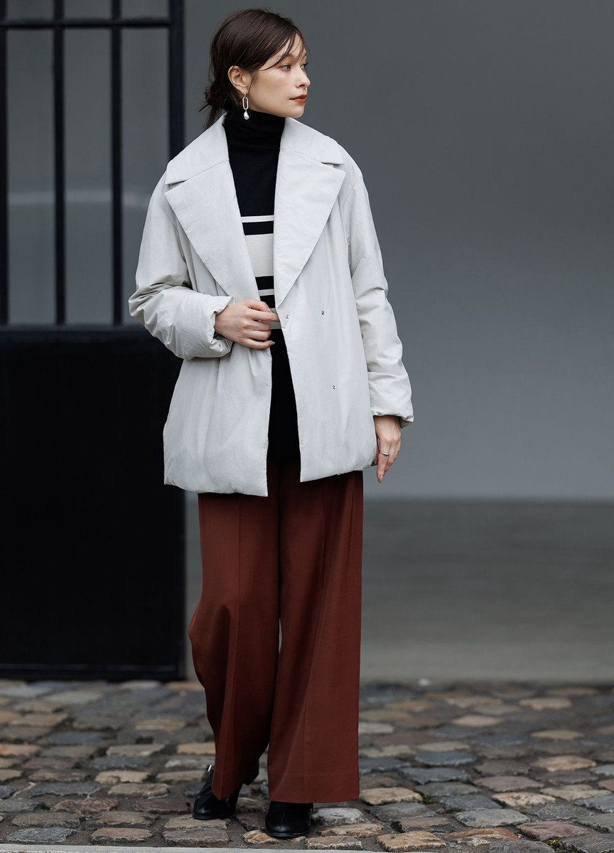 定番ADS西裝領羽絨大衣